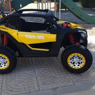 COCHE 4x4 BUGGY 24V, 2 PLAZAS, MANDO RC, AMARILLO,  INDA1087-XB-2118-LE-9820